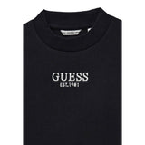 Guess Shirt tinta unita con Stampa Logo Nero per Bambina J4YI49KBZP4X NERO GUESS 