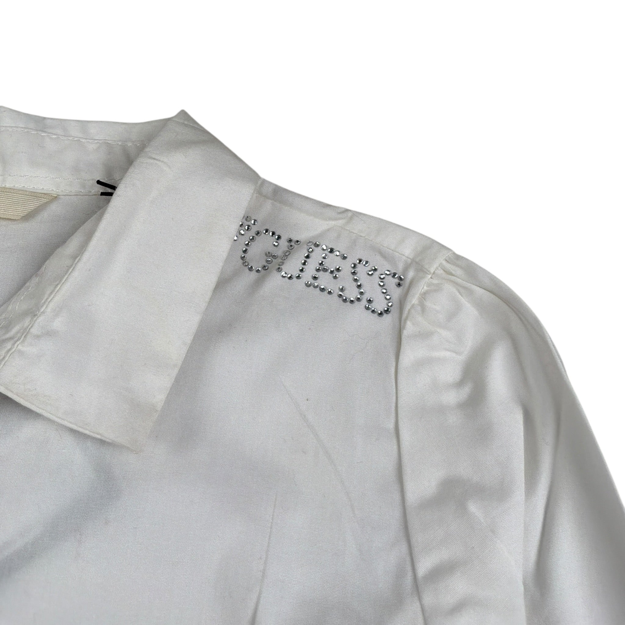 Guess Camicia Manica Lunga tinta unita Bianco per Bambina J53H5200B7G BIANCO GUESS 