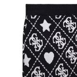 Guess Gonna tinta unita con Loghi Nero per Bambina J5BR02Z3K10 NERO GUESS 
