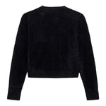 Guess Cardigan tinta unita con Pelliccia Nero per Bambina J5BR06Z0730 NERO GUESS 