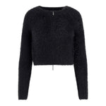 Guess Maglia tinta unita con Zip Nero per Bambina J5BR18Z3BJ0 NERO GUESS 
