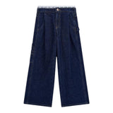 Guess Jeans tinta unita Modello Palazzo Blu per Bambina J5RA12D45E0 BLU GUESS 