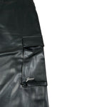 Guess Pantalone tinta unita Modello Palazzo In Ecopelle Nero per Bambina J5YB03WFV60X NERO GUESS 