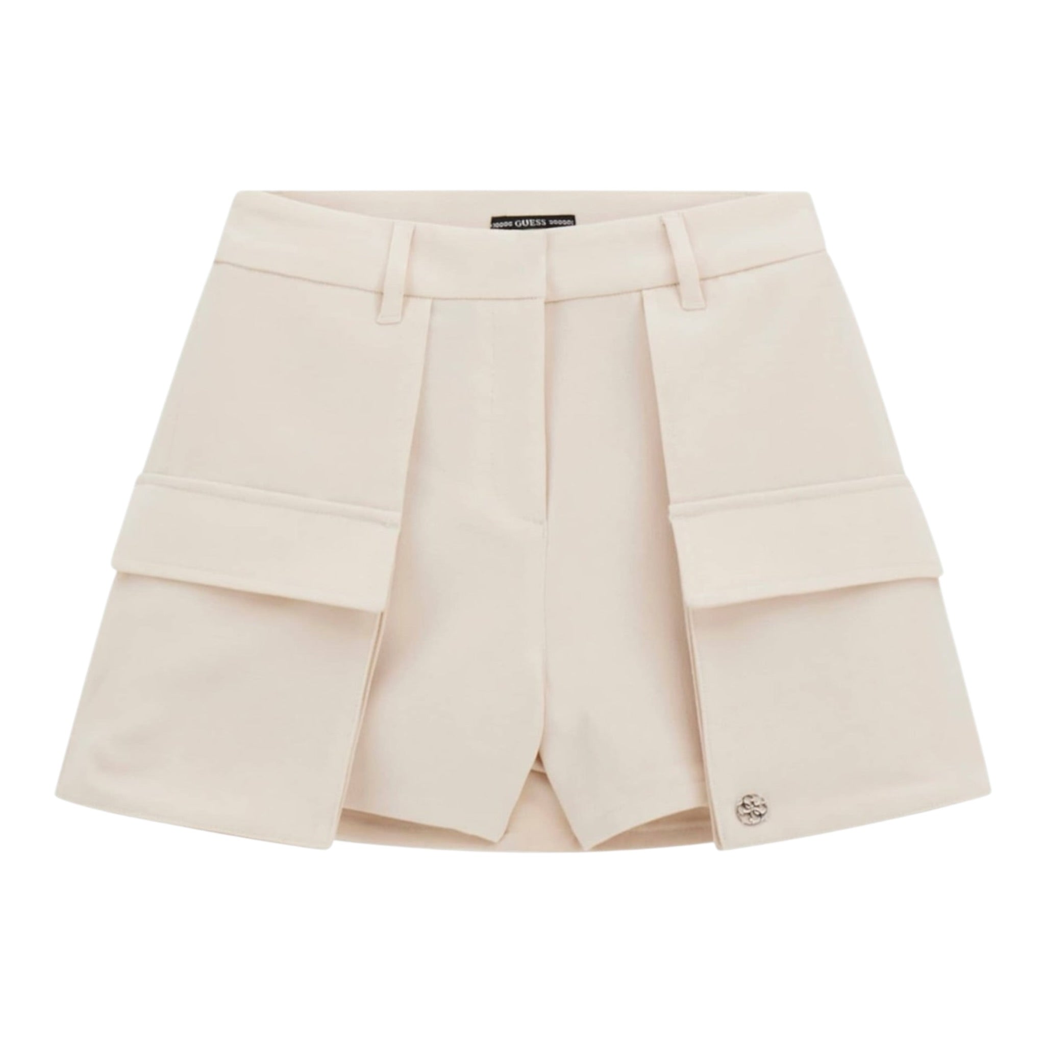 Guess Short tinta unita con Girovita Regolabile Panna per Bambina J5YD02WGHC0 PANNA GUESS 
