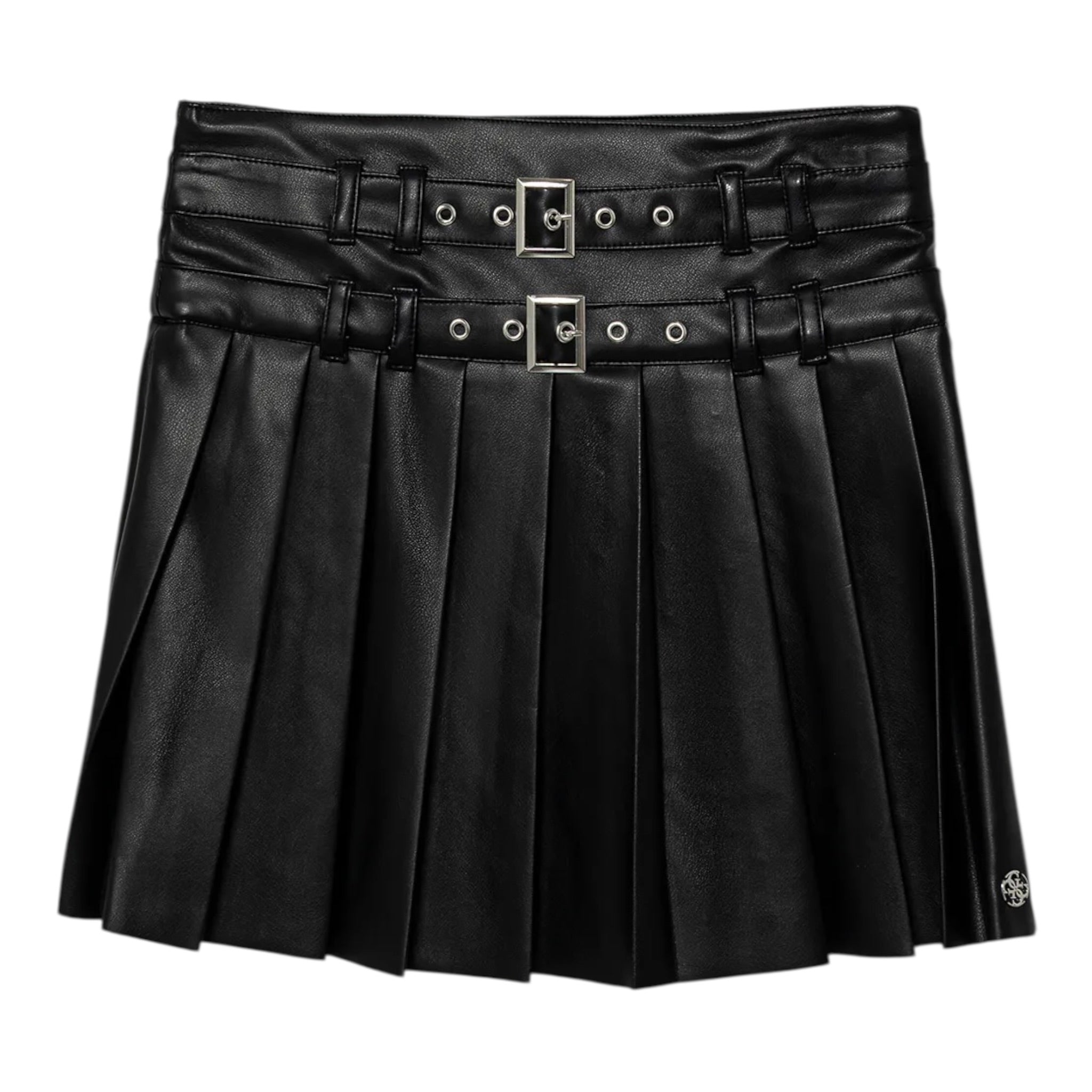 Guess Gonna In Ecopelle tinta unita Nero per Bambina J5YD04WFV60X NERO GUESS 