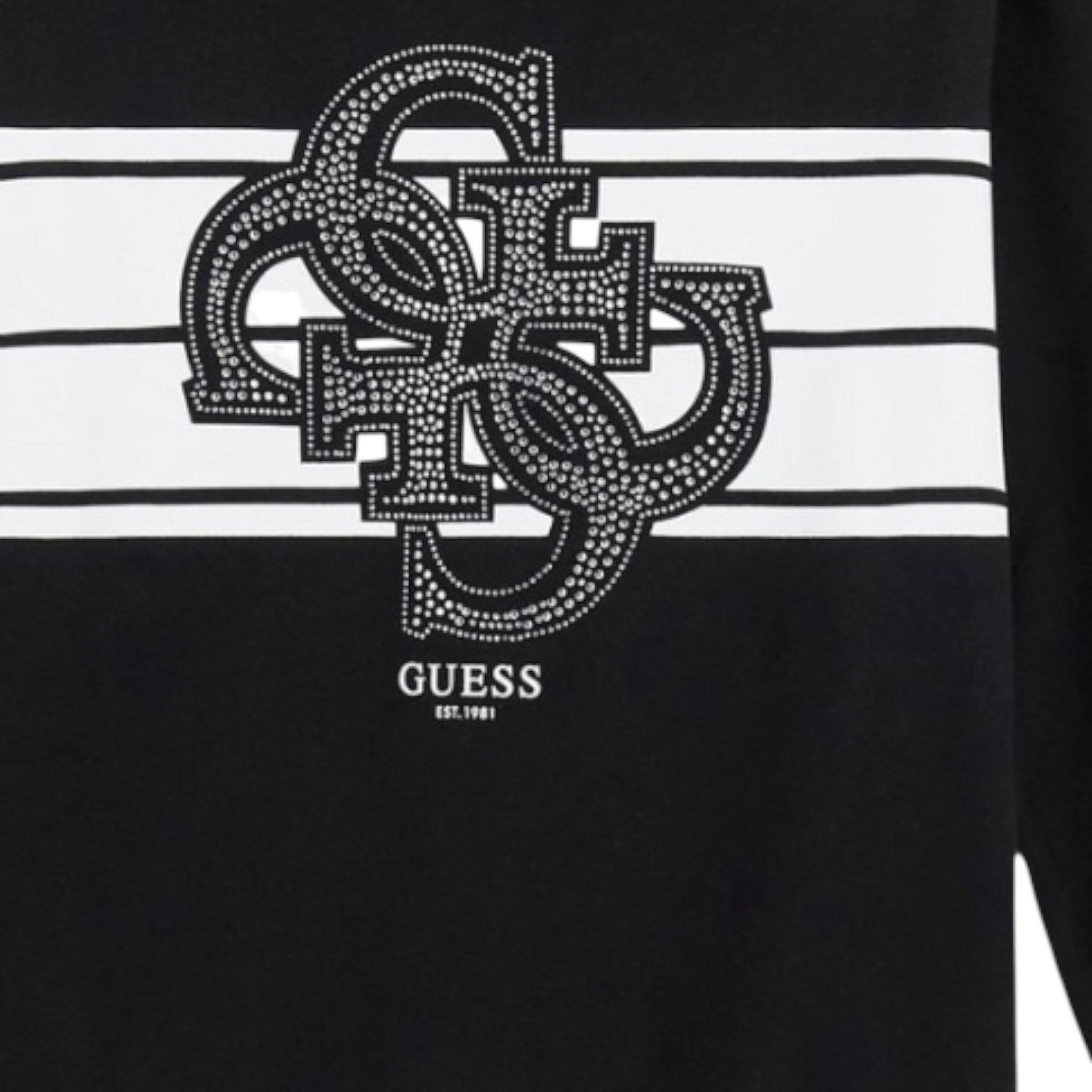 Guess Abito tinta unita Modello Felpa Nero per Bambina J5YK04KA6R4 NERO GUESS 