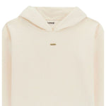 Guess Felpa tinta unita con Cappuccio Logata Panna per Bambina J5YQ24KBSL2 PANNA GUESS 