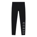 Guess Leggins Tint Unita con Logo Nero per Bambina J93B11J1314 NERO GUESS 