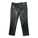 Guess Leggins Ecopelle tinta unita con Elastico In Vita Nero per Bambina K4BB02WE8D0J NERO GUESS 