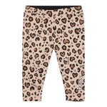 Guess Leggins Reversibile Bicolore con Fantasia Maculata Beige per Neonata K5BB01K6YW4N BEIGE GUESS 