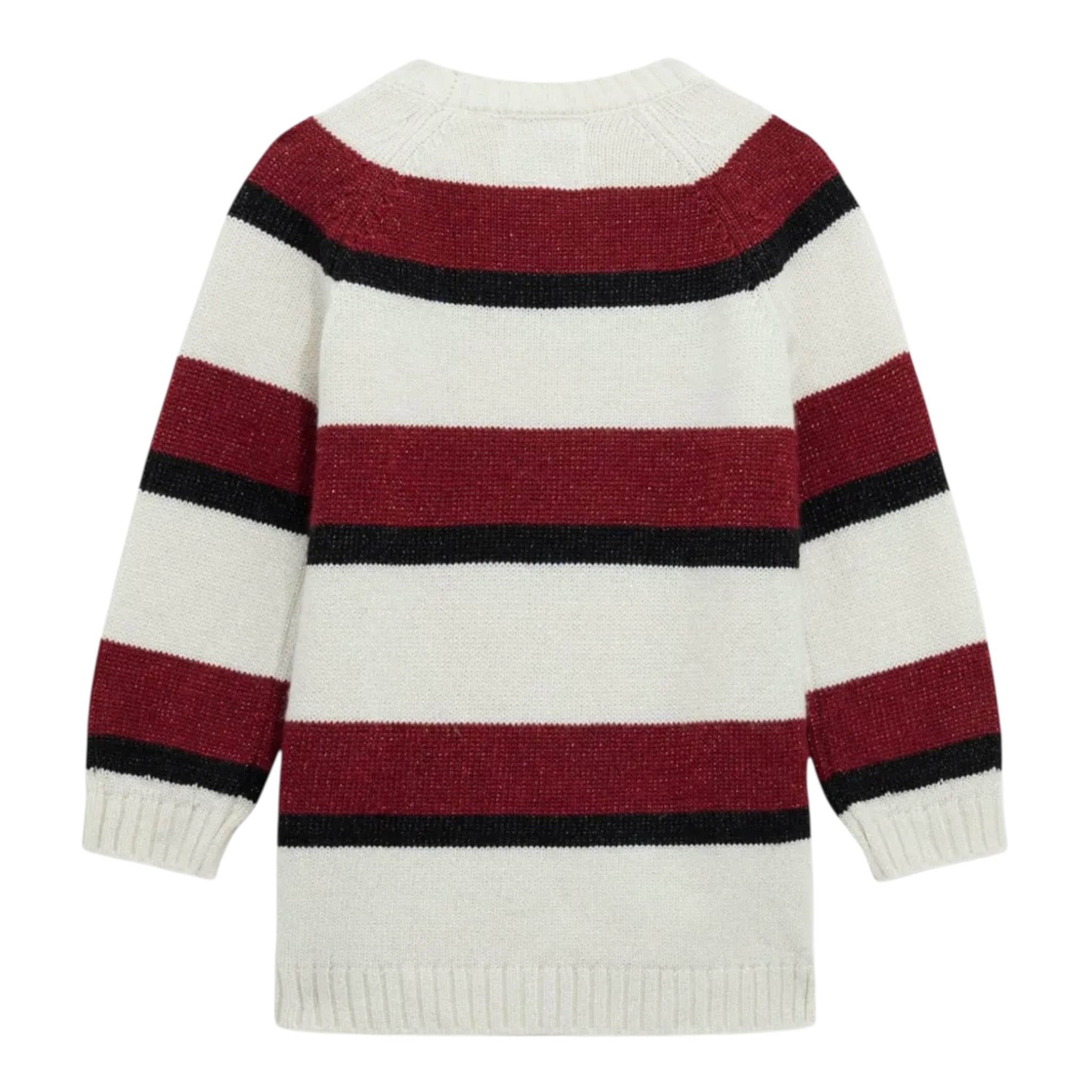 Guess Abito Bicolore con Fantasia A Righe Bianco per Bambina K5BK19Z2V70 BIANCO GUESS 