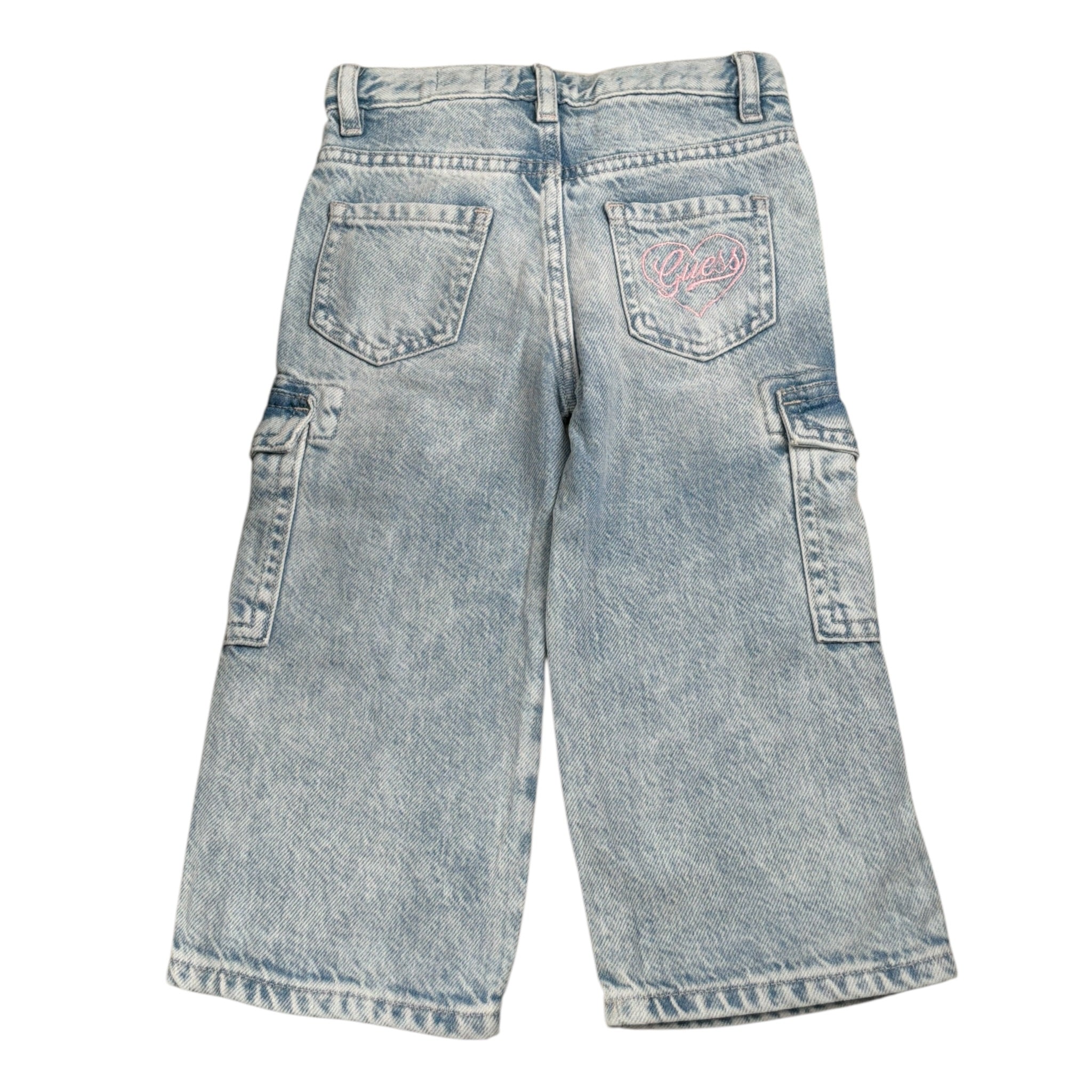 Guess Jeans tinta unita con Tasconi Azzurro per Bambina K5GA00D4MU2 AZZURRO GUESS 
