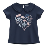 Guess T-Shirt tinta unita con Colletto Blu per Bambina K5RI23K6Y BLU GUESS 