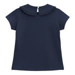 Guess T-Shirt tinta unita con Colletto Blu per Bambina K5RI23K6Y BLU GUESS 
