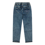 Guess Jeans tinta unita con Applicazioni Azzurro per Bambina K5YA06D5QW0 AZZURRO GUESS 