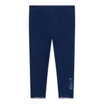 Guess Leggins Reversibile Bicolore con Fantasia Floreale Blu per Bambina K5YB05K6YW4 BLU GUESS 