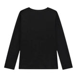 Guess Shirt Girocollo tinta unita con Paillettes Nero per Neonata K5YI26KAPO0XN NERO GUESS 