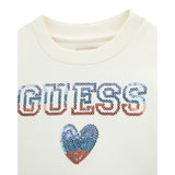 Guess Abito Tricolore con Stampa Blu per Bambina K5YK06KA6R4 BLU GUESS 