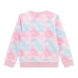 Guess Felpa Chiusa Girocollo tinta unita Stampa Fantasia Rosa per Bambina K5YQ02KA6R4J ROSA GUESS 