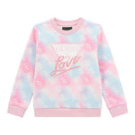 Guess Felpa Chiusa Girocollo tinta unita Stampa Fantasia Multicolor per Neonata K5YQ02KA6R4PE MULTICOLOR GUESS 