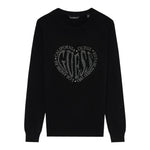 Guess Maglia Girocollo tinta unita con Paillettes Nero per Bambina K5YR08Z2NQ2X NERO GUESS 