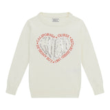 Guess Maglia Girocollo tinta unita con Paillettes Panna per Neonata K5YR08Z2NQ2XN PANNA GUESS 