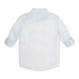 Guess Camicia tinta unita Manica Lunga Azzurro per Bambino L2GH08WEK92 AZZURRO GUESS 