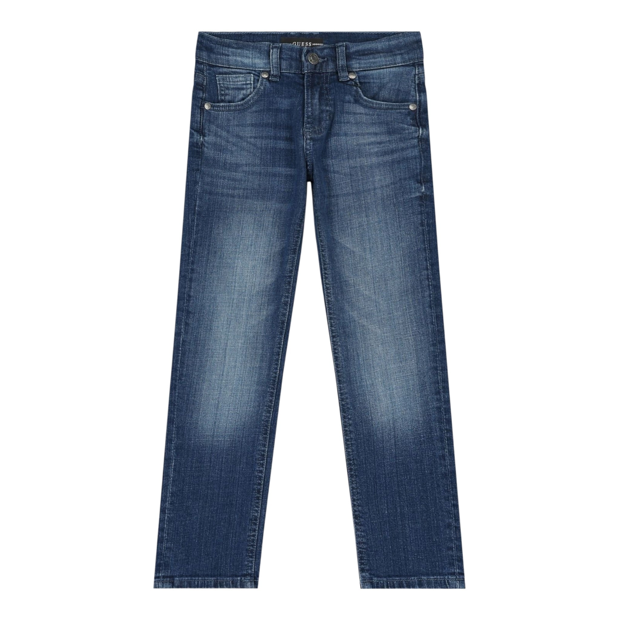 Guess Jeans tinta unita con Logo Blu per Bambino L3YA04D52Z0 BLU GUESS 