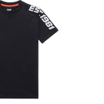 Guess T-Shirt tinta unita con Stampa Nero per Bambino L4RI29I3Z14 NERO GUESS 