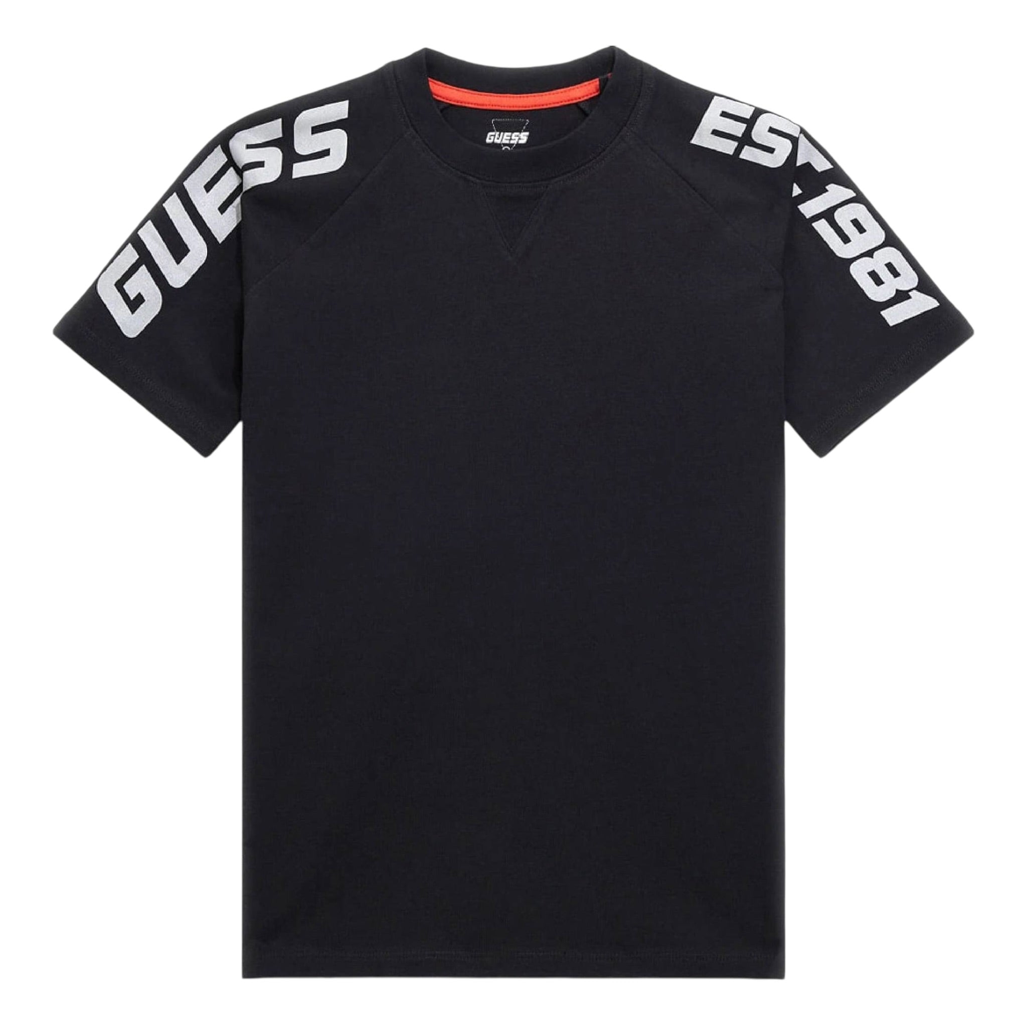 Guess T-Shirt tinta unita con Stampa Nero per Bambino L4RI29I3Z14 NERO GUESS 