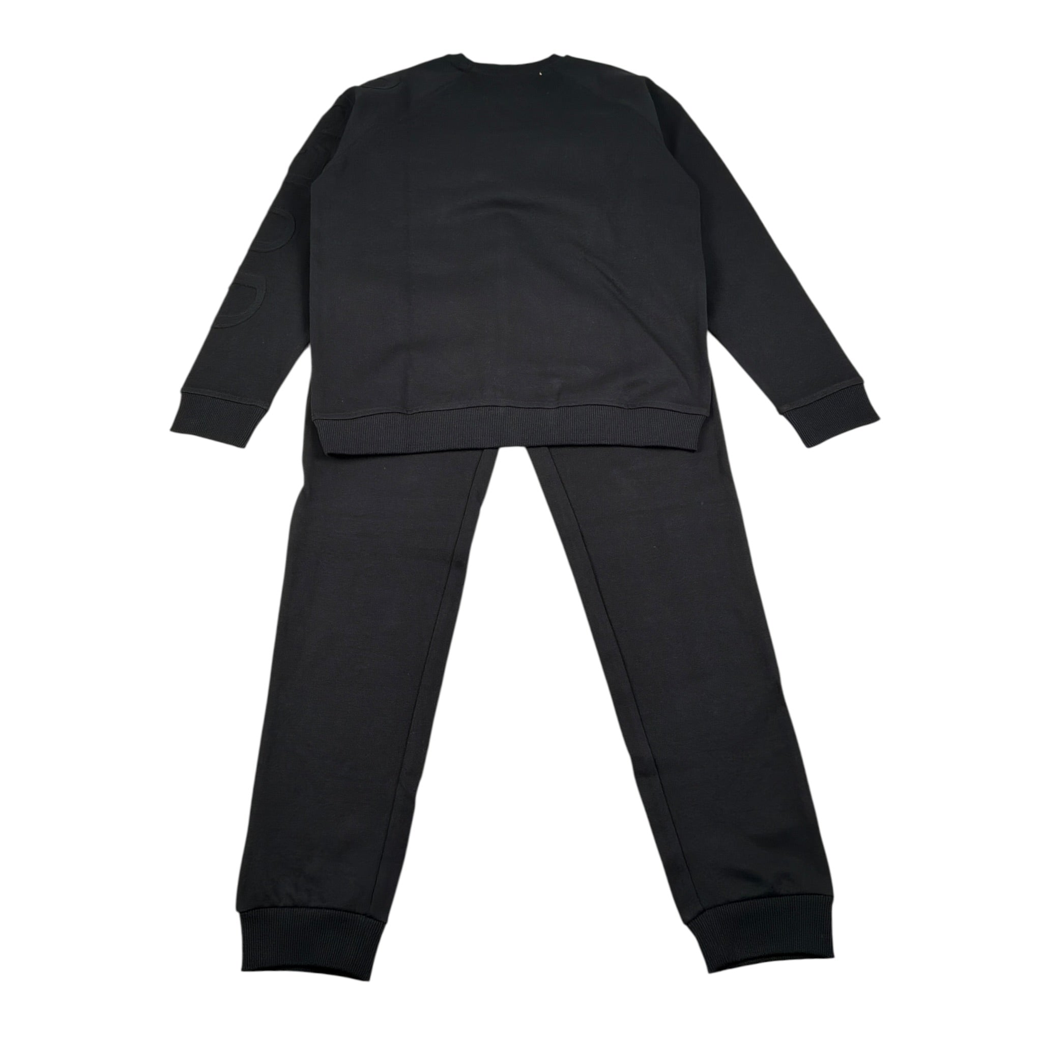Guess Completo 2 Pezzi Felpa-Pantalone tinta unita Nero per Bambino L4YG00KCCH0 NERO GUESS 