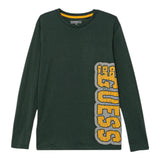 Guess Shirt Girocollo tinta unita con Stampa Verde per Bambino L5BI19I3Z14 VERDE GUESS 