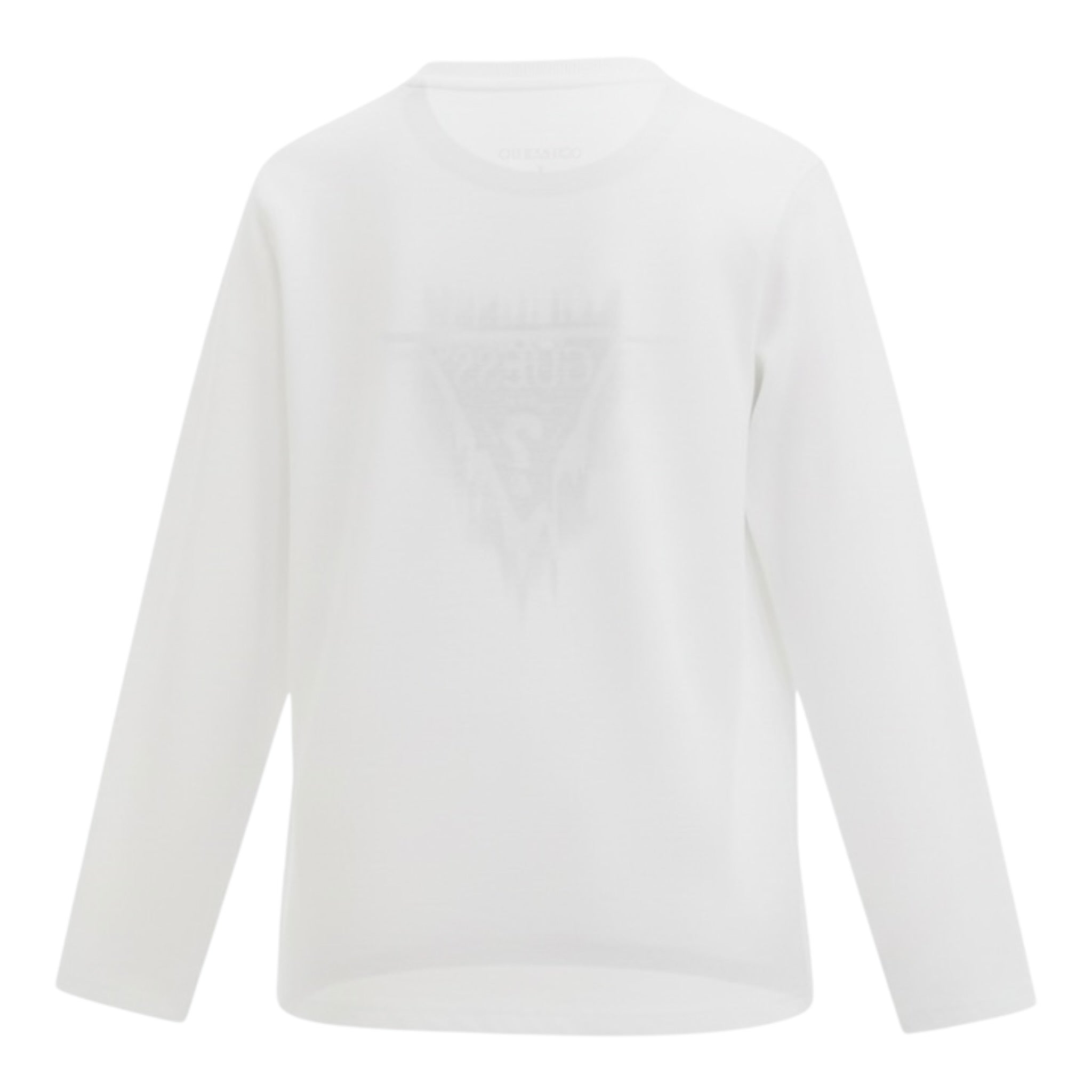 Guess Shirt Girocollo tinta unita con Stampa Bianco per Bambino L5BI21I3Z14 BIANCO GUESS 