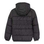 Guess Giubbino tinta unita con Cappuccio Nero per Bambino L5BL16W3090 NERO GUESS 