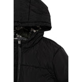 Guess Giubbino tinta unita con Cappuccio Nero per Bambino L5BL16W3090 NERO GUESS 