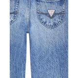 Guess Jeans tinta unita con Logo Azzurro per Bambino L5YA02D5D70 AZZURRO GUESS 