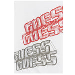 Guess Shirt tinta unita con Stampa Bianco per Bambino L5YI00K8HM4 BIANCO GUESS 