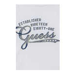 Guess Shirt tinta unita con Stampa Bianco per Bambino L5YI14K8HM4X BIANCO GUESS 