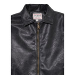 Guess Giubbino In Ecopelle tinta unita Nero per Bambino L5YL03 NERO GUESS 