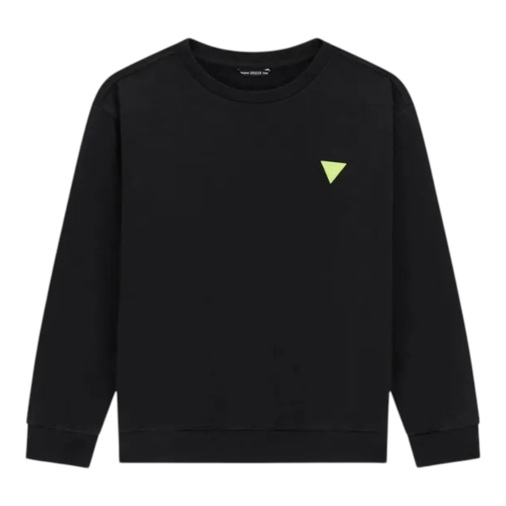 Guess Felpa tinta unita con Stampa Nero per Bambino L5YQ03A7D74 NERO GUESS 