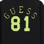 Guess Felpa tinta unita con Stampa Nero per Bambino L5YQ03A7D74 NERO GUESS 