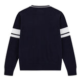 Guess Cardigan tinta unita con Logo Blu per Bambino L5YR05Z0140 BLU GUESS 