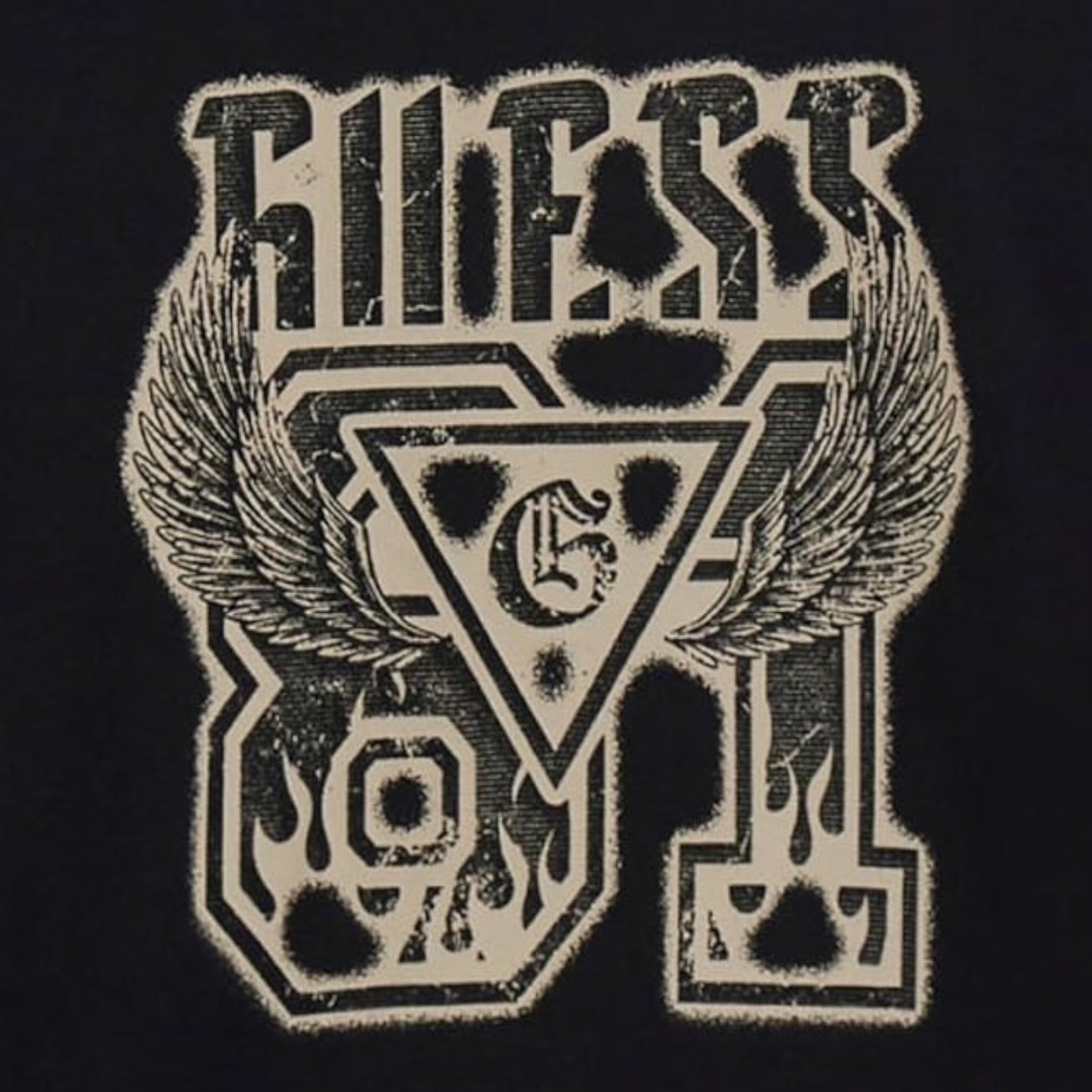 Guess Shirt tinta unita con Stampa Nero per Bambina L6RI00K8HM4 NERO GUESS 