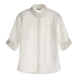 Guess Camicia tinta unita con Stampa Bianco per Bambino N3YH04WE5W0 BIANCO GUESS 