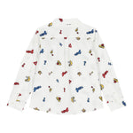 Guess Camicia tinta unita con Applicazioni Bianco per Bambino N4YH00WBHQ0 BIANCO GUESS 