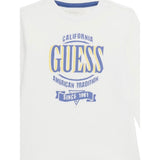 Guess Shirt tinta unita con Stampa Bianco per Neonato N4YI30K8HM4 BIANCO GUESS 