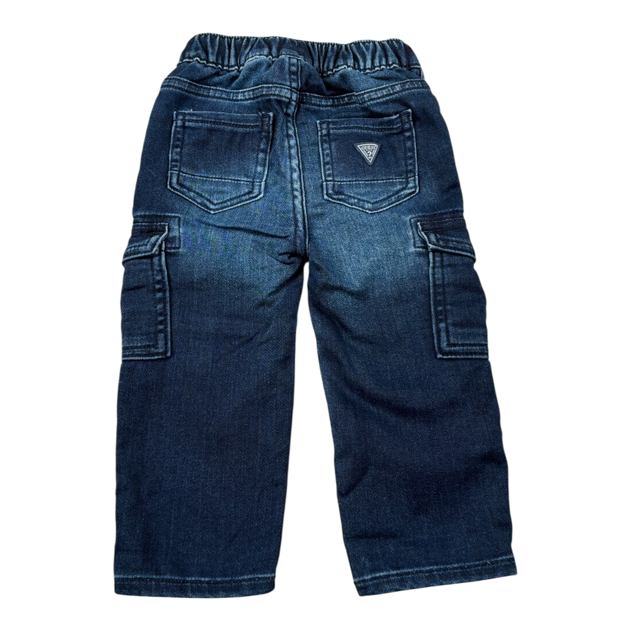 Guess Jeans tinta unita con Elastico In Vita Blu per Bambino N5BA01D5FQ00 BLU GUESS 