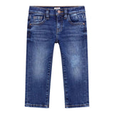 Guess Jeans tinta unita con Girovita Regolabile Blu per Neonato N5BA02D46T0 BLU GUESS 