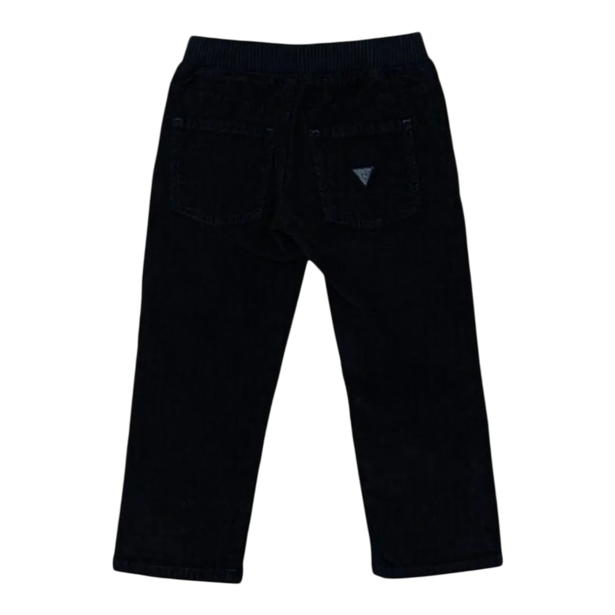 Guess Pantalone tinta unita con Elastico In Vita Blu per Bambino N5BB00WI250X BLU GUESS 