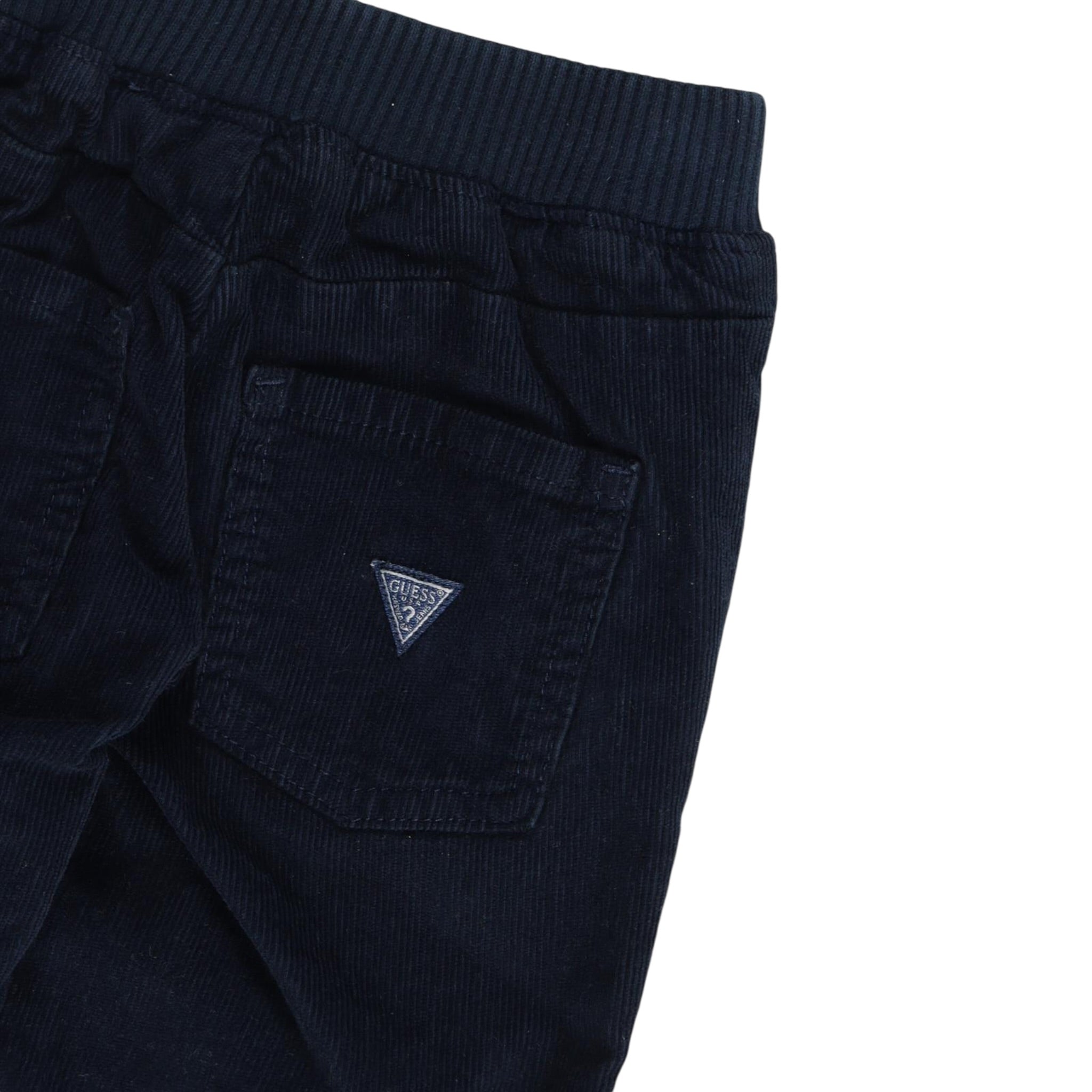 Guess Pantalone tinta unita con Elastico In Vita Blu per Bambino N5BB00WI250XX BLU GUESS 